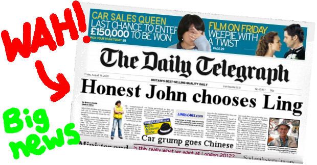 Honest John chooses Ling