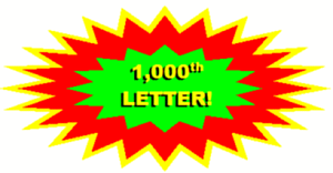 1000th letter